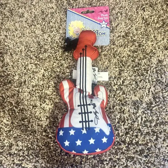 Other Doggy Parton Dollys Starspangled Americana Guitar Plush